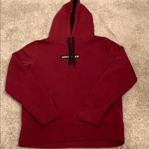 Hollister Maroon thick sweatshirt